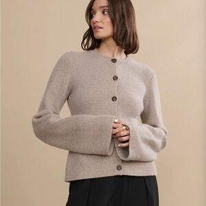 Jenni Kayne Cooper Cardigan in Taupe